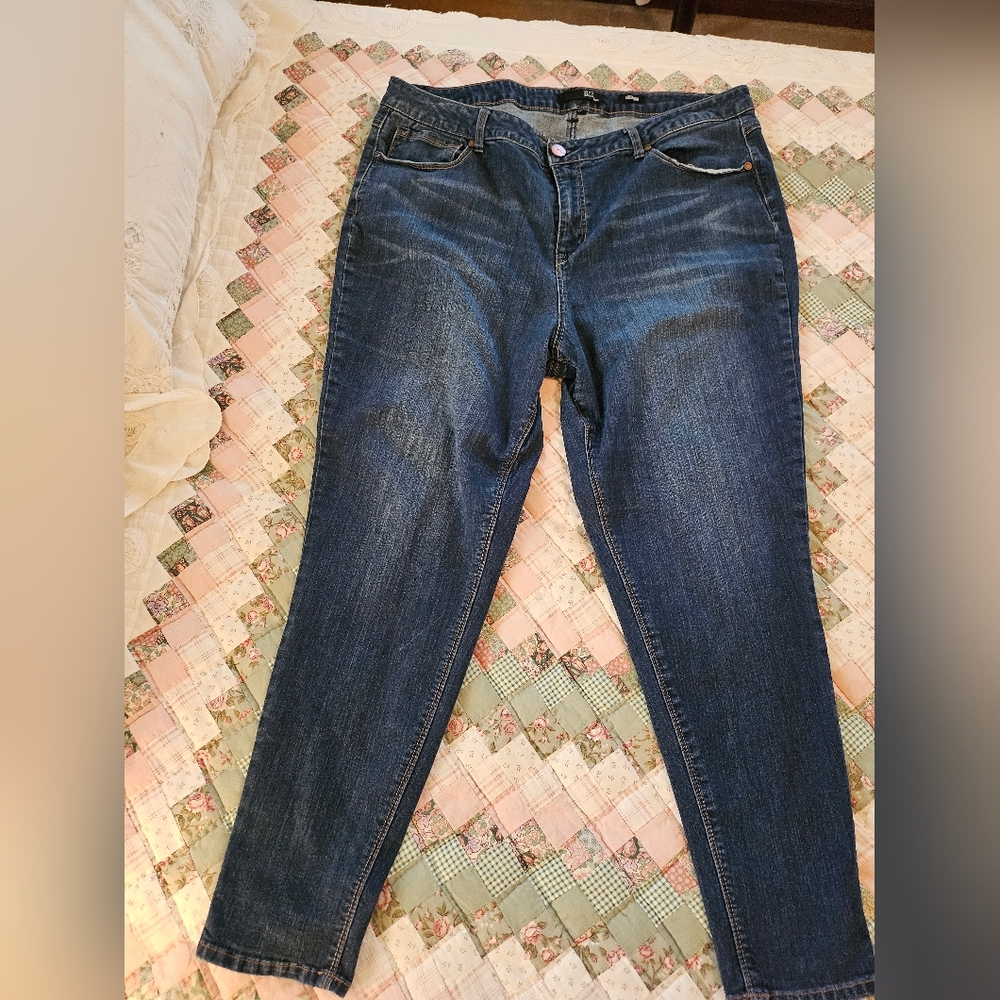 1822 'Butter' Denim High Rise Skinny Jeans- Adrianna